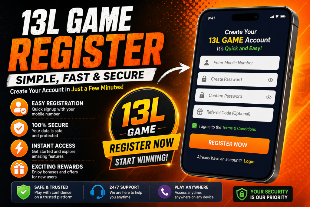 13l game register